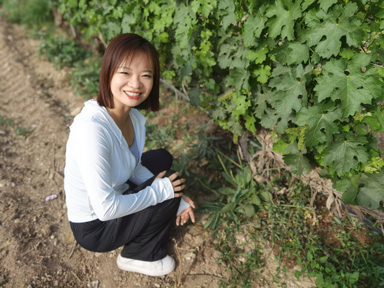 图片：蒲尚酒庄庄主兼酿酒师姜婧