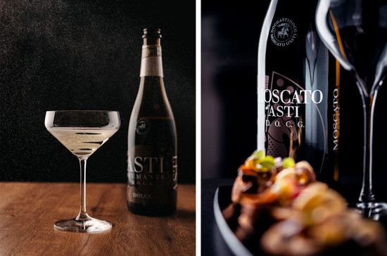 Both Spumante and Moscato d’Asti are perfect to serve at festive parties.