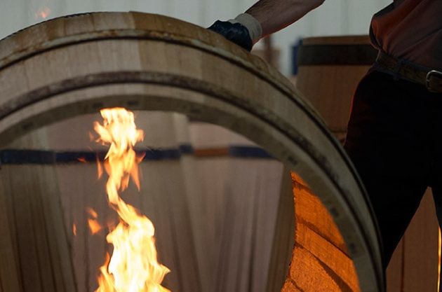 What is the role of oak barrels?